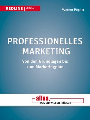 cover image of Professionelles Marketing